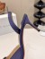 Manolo Blahnik Hangisi 70 Slingback Pumps in Navy Blue Satin