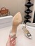 Manolo Blahnik Hangisi 70 Slingback Pumps in White Satin
