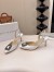 Manolo Blahnik Hangisi 70 Slingback Pumps in White Satin
