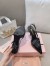 Miu Miu Slingback Pumps 105mm in Black Patent Leather with Buckles