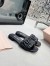 Miu Miu Women's Slides in Black Matelasse Nappa Leather