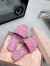 Miu Miu Women's Slides in Pink Matelasse Nappa Leather