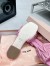 Miu Miu Women's Slides in Pink Matelasse Nappa Leather