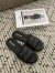 Miu Miu Women's Slides in Black Raffia-effect Woven Fabric