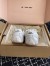 Miu Miu X New Balance 530 SL Sneakers in White Leather