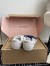 Miu Miu X New Balance 530 SL Sneakers in White Suede and Mesh