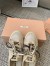 Miu Miu Gymnasium Sneakers in Beige Mesh and Suede