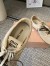 Miu Miu Gymnasium Sneakers in Beige Mesh and Suede