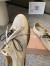 Miu Miu Gymnasium Sneakers in Beige Mesh and Suede