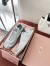 Miu Miu Plume Sneakers in Powder Blue Satin