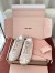 Miu Miu Plume Sneakers in Powder Pink Satin