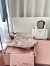Miu Miu Plume Sneakers in Powder Pink Satin