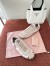 Miu Miu Plume Sneakers in Powder Pink Satin