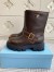 Prada Biker Boots in Dark Brown Calfskin