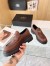 Prada Women's Double Chocolate Loafers in Cognac Leather 