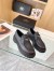 Prada Women's Double Chocolate Loafers in Black Leather 