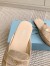 Prada Women's Slippers in Beige Suede Leather