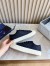 Prada Women's Sneakers in Dark Blue Fabric 