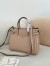 Valentino Antibes Small Shopping Bag in Beige Leather
