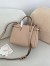Valentino Antibes Small Shopping Bag in Beige Leather