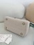 Valentino Antibes Small Shopping Bag in Canvas with Green Leather