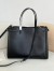 Valentino Antibes Medium Shopping Bag in Black Leather