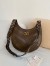 Valentino Hoboho Small Hobo Bag in Brown Nappa Leather