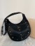 Valentino Hoboho Hobo Studs Bag in Black Nappa Leather