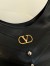 Valentino Hoboho Hobo Studs Bag in Black Nappa Leather