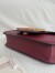 Valentino Loco Small Shoulder Bag in Bordeaux Calfskin With Jewel Logo