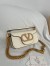 Valentino Loco Small Shoulder Bag in White Calfskin With Jewel Logo