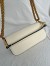 Valentino Loco Small Shoulder Bag in White Calfskin With Jewel Logo