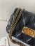 Valentino Quiltie 67 Meidum Shoulder Bag in Black Leather
