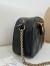 Valentino Quiltie 67 Meidum Camera Bag in Black Leather