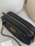 Valentino Quiltie 67 Meidum Camera Bag in Black Leather