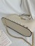 Valentino Rockstud Small Shopping Bag in White Grainy Calfskin