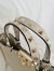 Valentino Rockstud Small Shopping Bag in White Grainy Calfskin