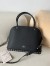 Valentino Small Rockstud Foldover Top Handle Bag in Black Grainy Leather