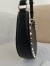 Valentino Rockstud Mini Hobo Bag in Black Grained Leather