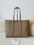 Valentino Garavani Rockstud Shopping Bag in Taupe Grainy Leather