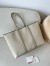 Valentino Garavani Rockstud Shopping Bag in White Grainy Leather