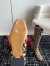 Valentino VLogo Type Knee Boots in Black Toile Iconographe fabric