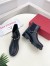 Valentino Beatle Rockstud Boots 55mm in Black Leather