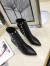 Valentino Garavani Black Rockstud Bootie 85mm