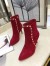 Valentino Garavani Red Rockstud Bootie 85mm