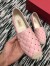 Valentino Garavani Pink Rockstud Spike Espadrilles