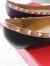 Valentino Garavani Black Rockstud Ballerina Flats