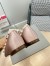Valentino Rockstud Ballerina In Rose Cannelle Satin