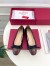 Valentino Garavani Valet Du Roi Ballerina in Black Lambskin