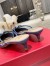 Valentino VLogo Mules 40mm In Blue Patent Leather 